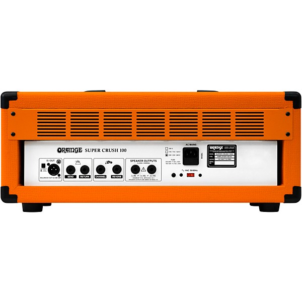 Orange Amplifiers Super Crush 100W Guitar Amp Head Orange | Guitar