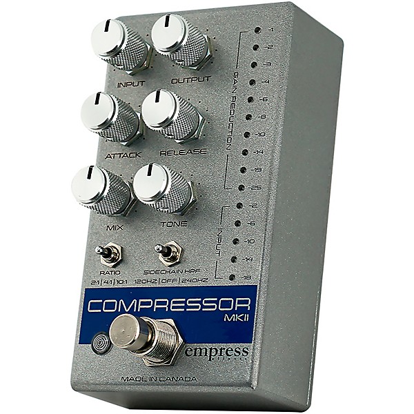 Open Box Empress Effects Compressor Mkii Silver Sparkle | Guitar
