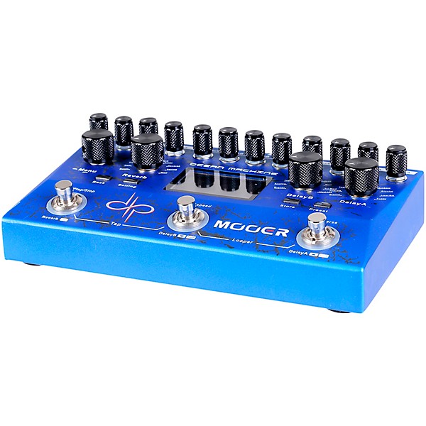 Open Box Mooer Ocean Machine Dual Delay Reverb and Looper Multi