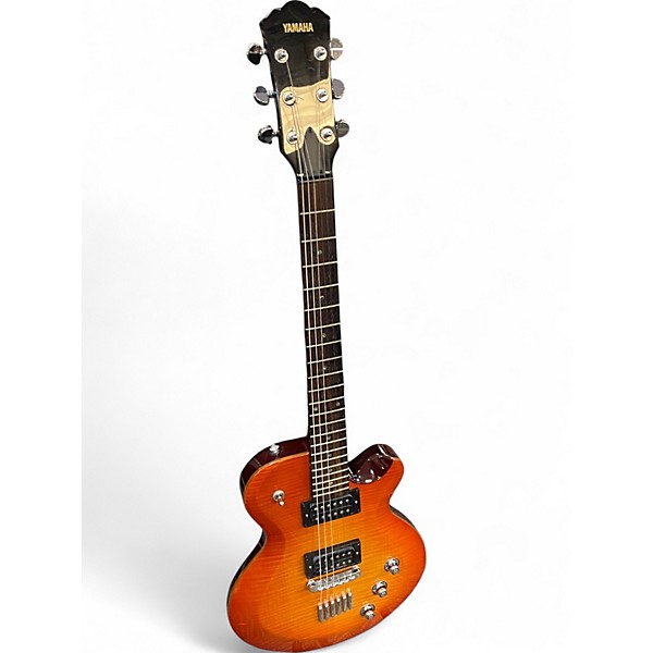 Used Yamaha aes620 Amber Solid Body Electric Guitar Amber | Guitar