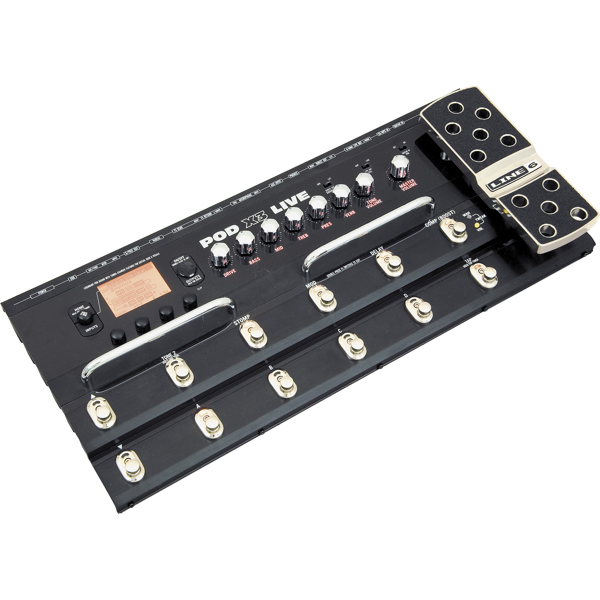 Open Box Line 6 POD X3 Live Guitar Multi-Effects Pedal | Guitar Center