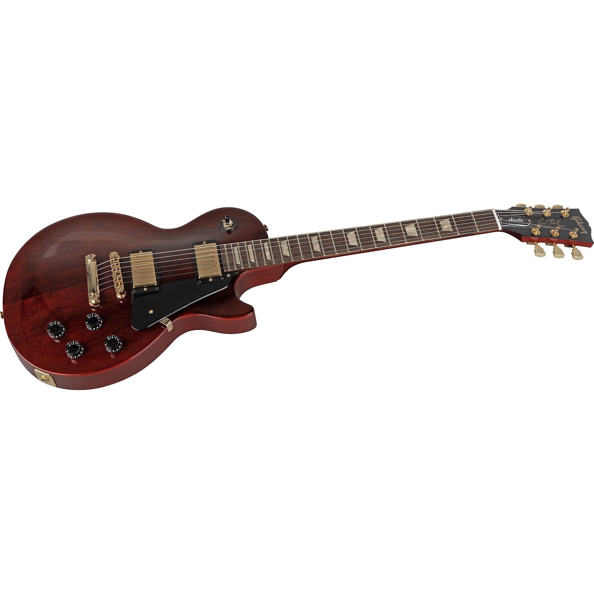 Clearance Gibson Les Paul Studio Electric Guitar Wine Red Gold
