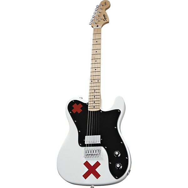 Squier Deryck Whibley Telecaster Electric Guitar Olympic White
