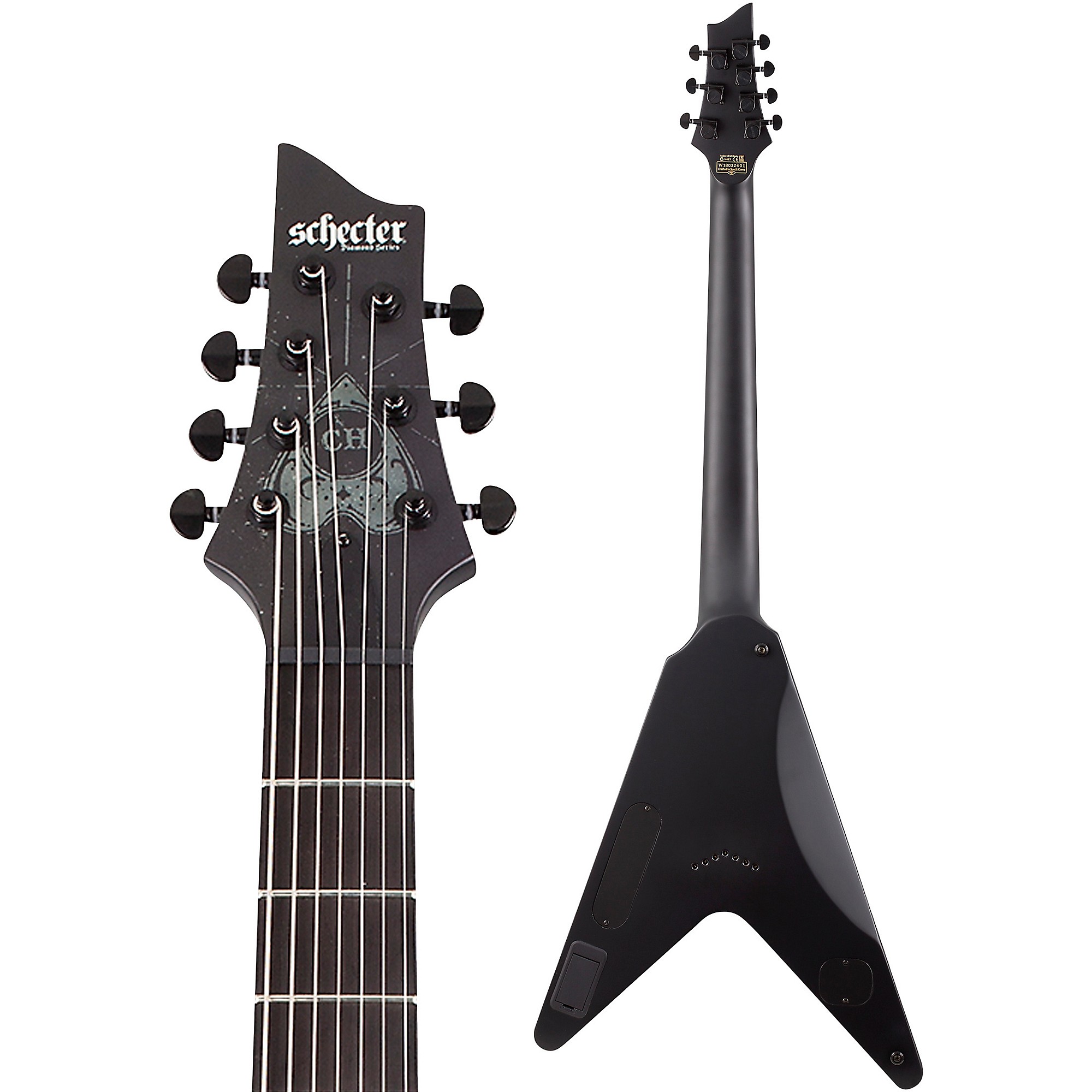 Schecter Guitar Research Chris Howorth V-7 Snake Cross Electric
