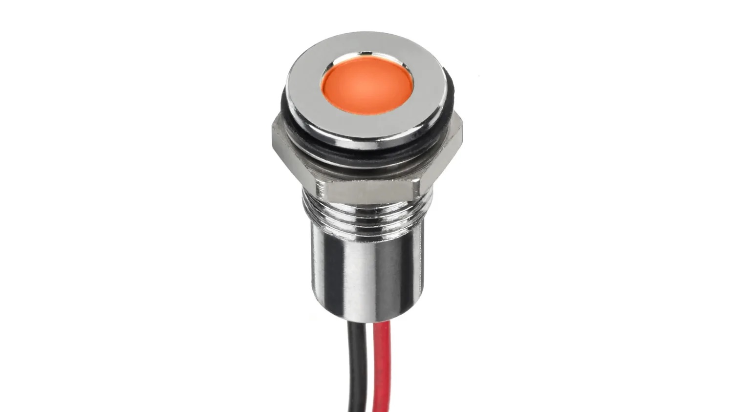 RS PRO パイロットランプ, 1,8 → 3,3V dc, オレンジ, 実装ホール
