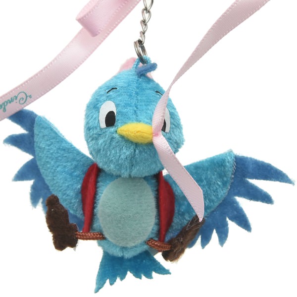 リボンがかわいい♡シンデレラの青い鳥ぬいぐるみストラップ -