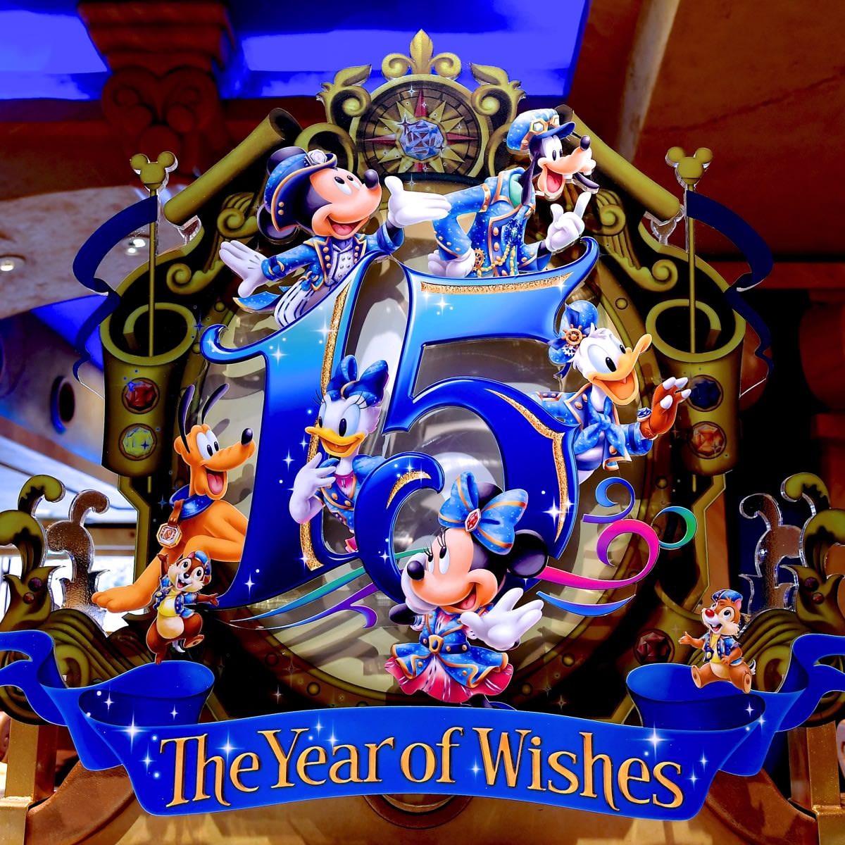 きらめくガラスのミッキーたち☆東京ディズニーシー15周年クリスタル