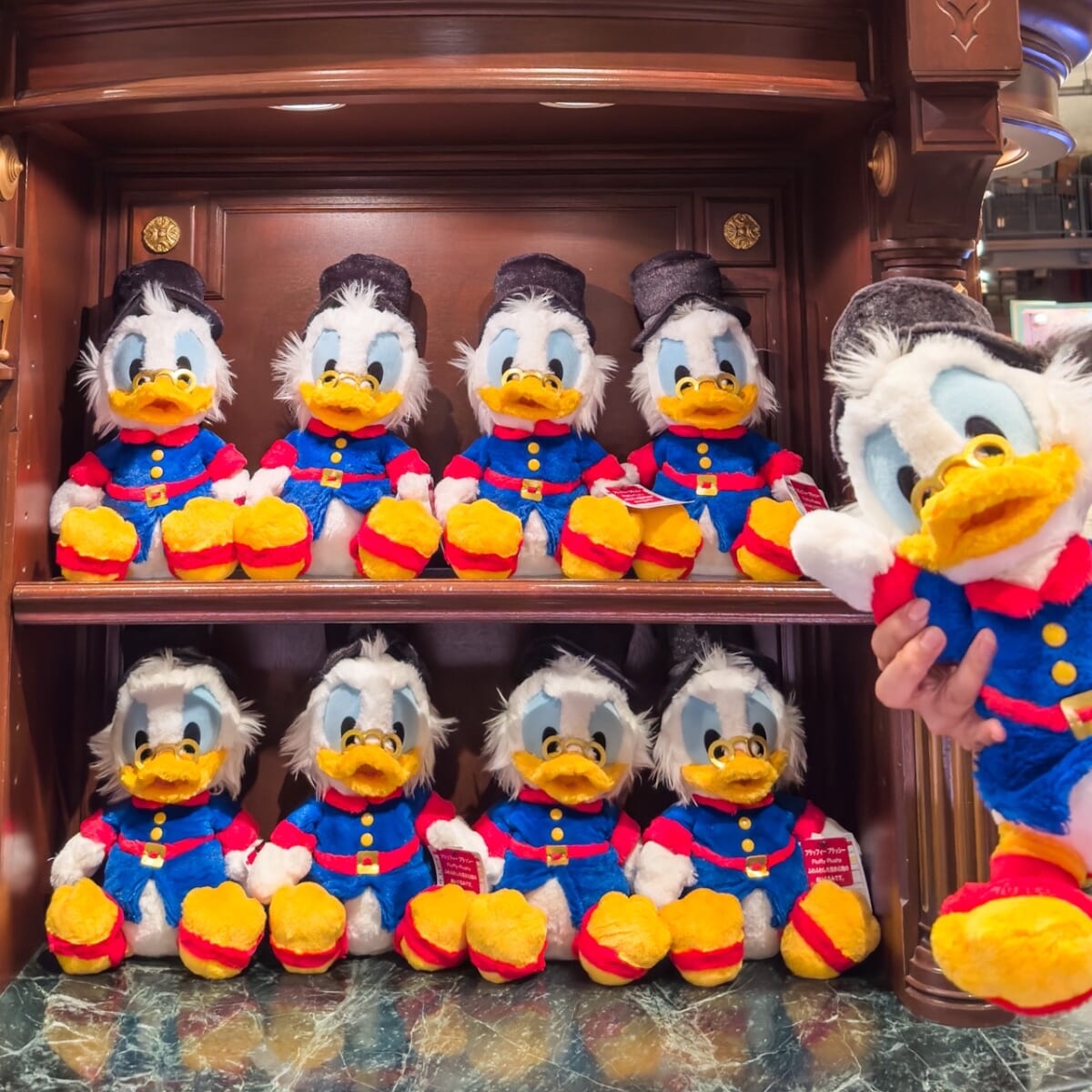 スクルージのふわふわぬいぐるみ！東京ディズニーランド フラッフィー