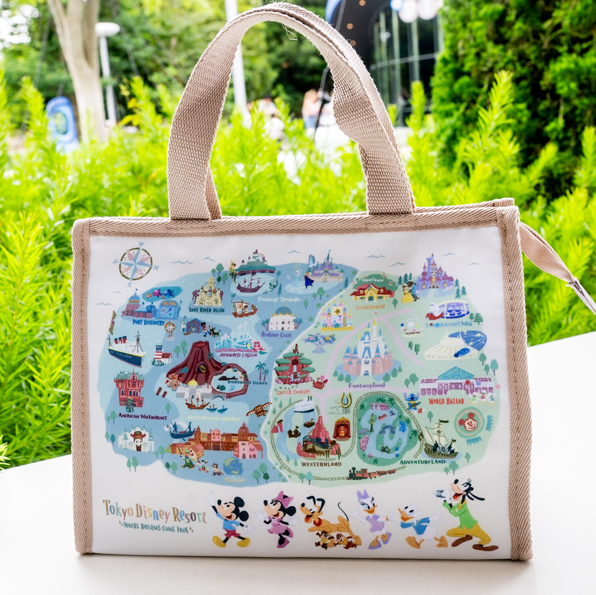 パークマップデザイン！東京ディズニーランド スーベニアランチケース -