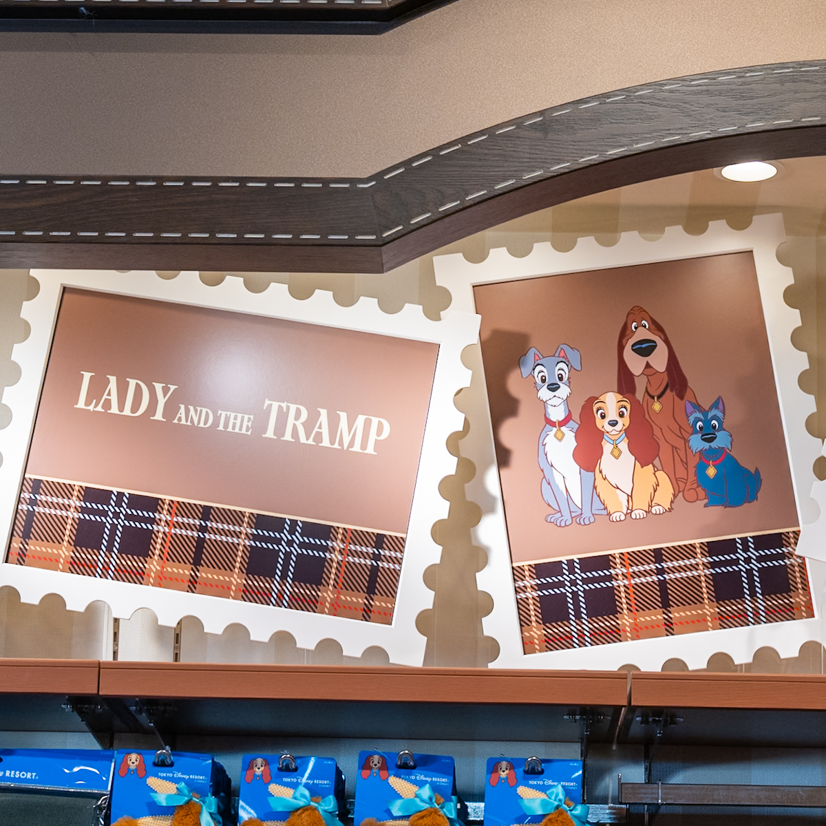 レトロクラシックなチェック柄！東京ディズニーリゾート「わんわん物語