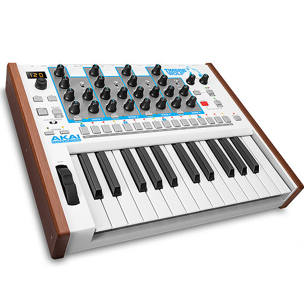 AKAIよりアナログシンセ「Timbre Wolf」とアナログドラムマシン「Tom