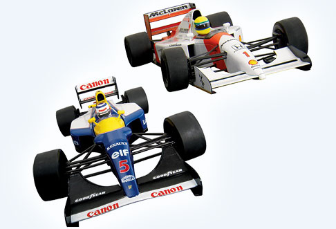 Monaco Grand Prix1992 F1 BOX Williams FW14B No5 and McLaren MP4/7