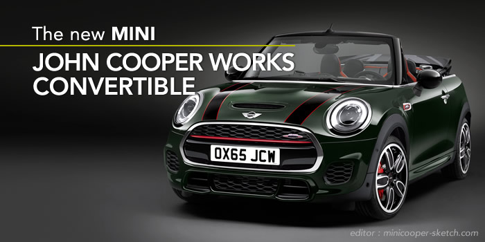 新型MINI コンバーチブル ジョンクーパーワークス（F57）発表！ | MINI