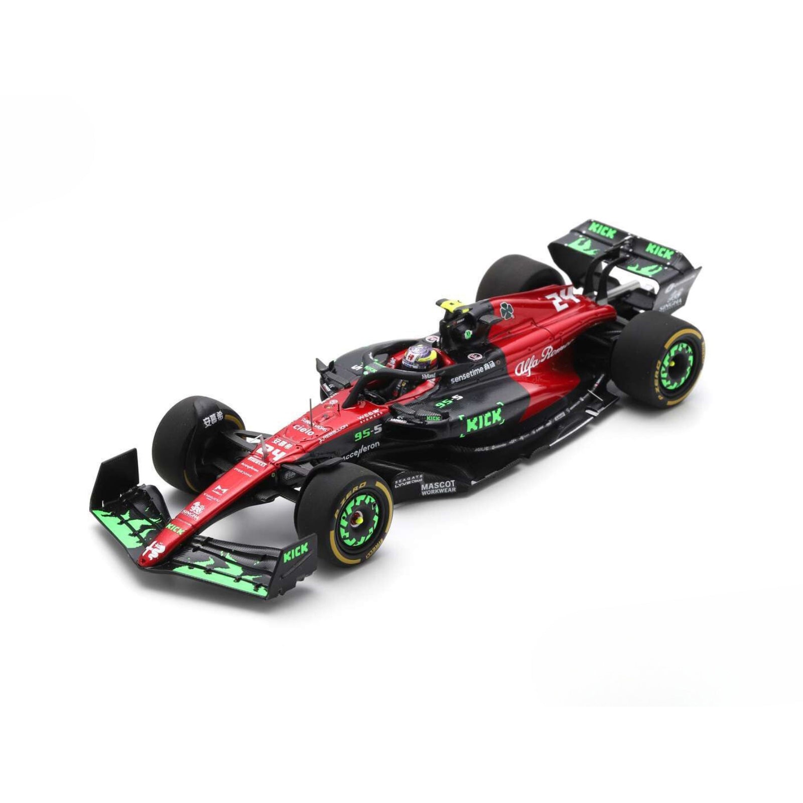 Alfa Romeo F1 Team Kick C43 Zhou Guanyu (No.24 Belgian GP 2023) in