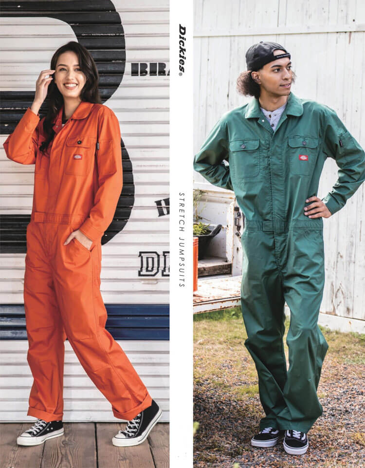 作業服 Dickies ディッキーズ 長袖つなぎ D-746 コーコス CO-COS