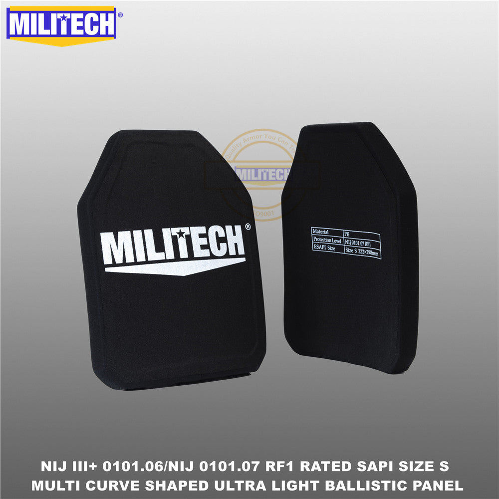 MILITECH® NIJ III+ 0101.06 / RF1 0101.07 Ultra Light Weight UHMWPE
