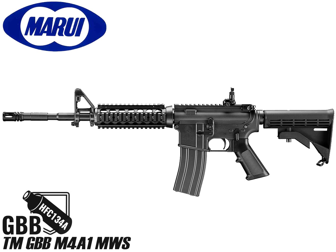 東京マルイ 純正 ガスブローバック M4A1 MWS用 ノーマルスペアマガジン