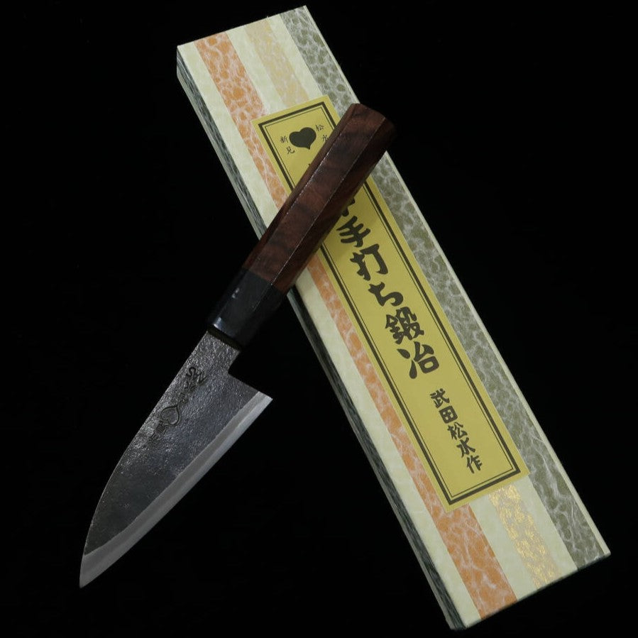 武田刃物TAKEDA 備中手打ち鍛冶 小出刃 日立青紙スーパー鋼（90～110mm