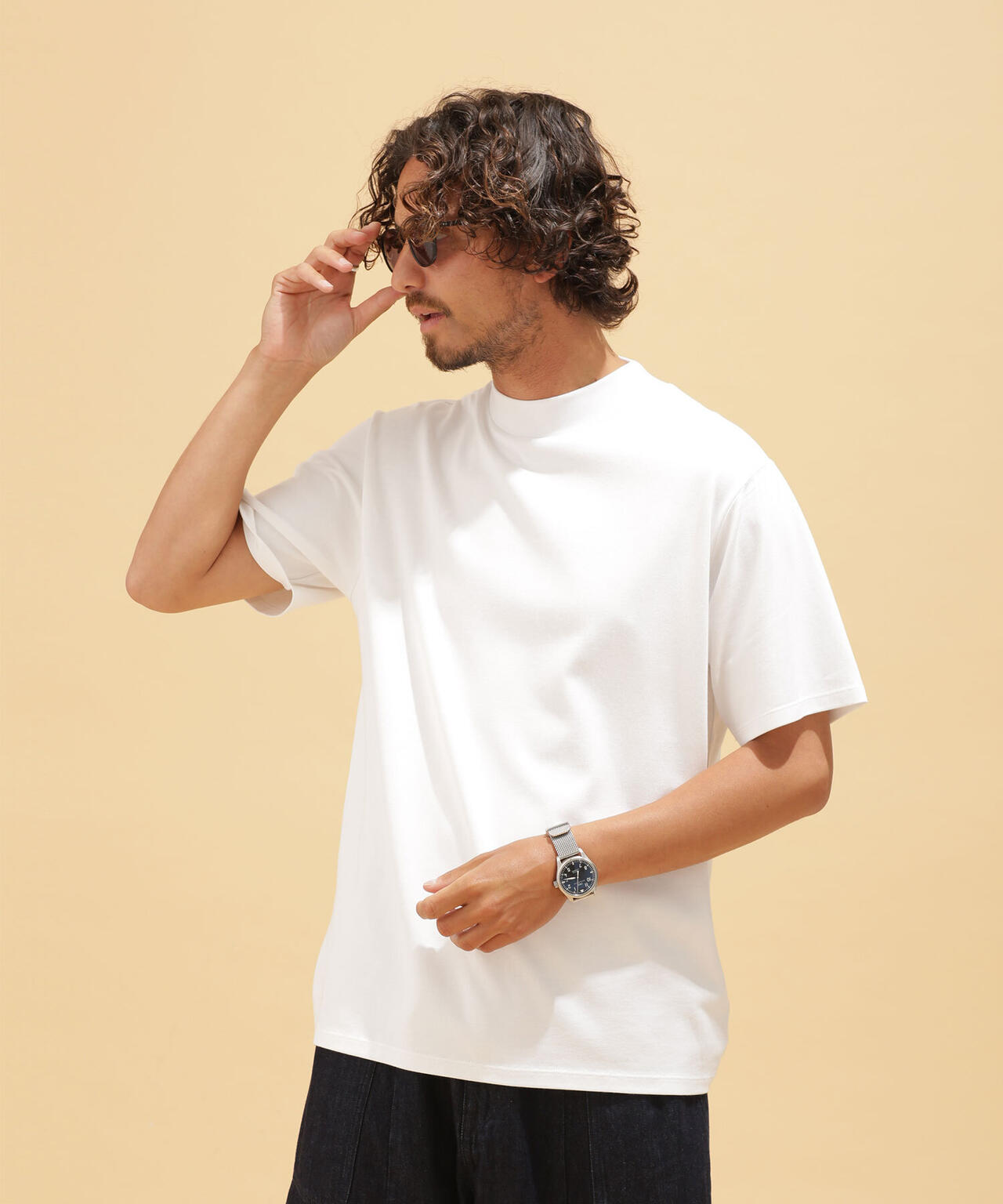 LB.03/【汗染み防止】Anti Soaked ヘビーモックネックTシャツ | NANO