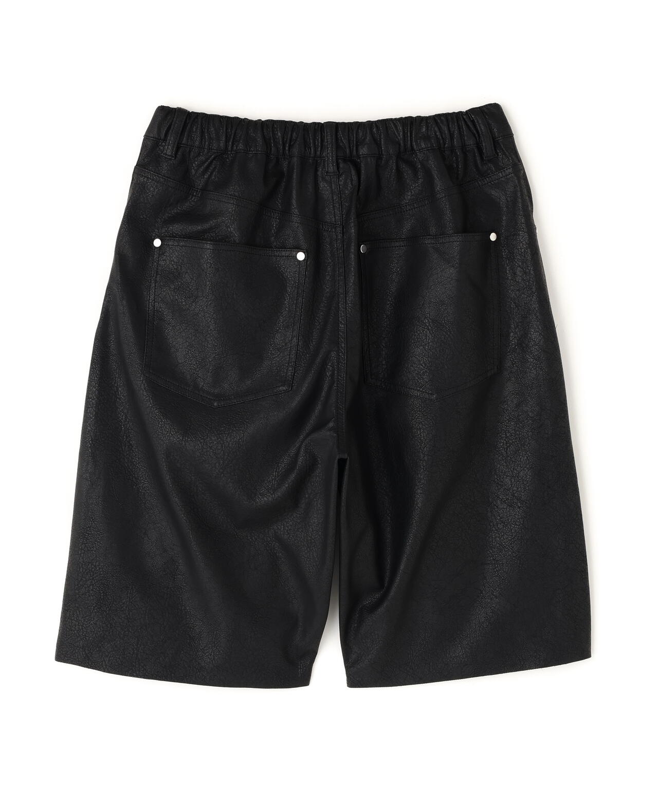 DankeSchon/ダンケシェーン/PULEATHER W-KNEE SHORTS | L.H.P