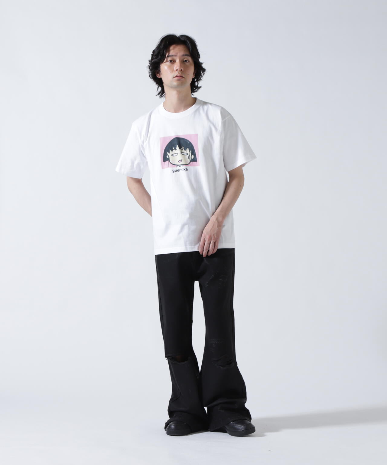 guernika×ちびまる子ちゃん/Drooping Maruko Tshirt | ROYAL FLASH