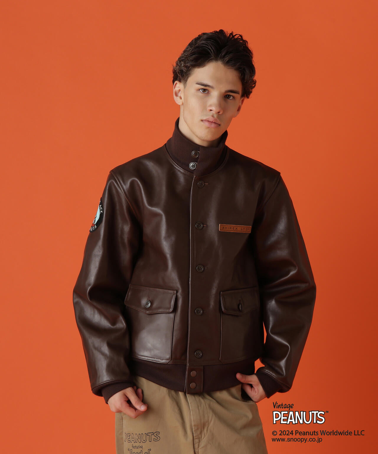AVIREX × PEANUTS》A-1 