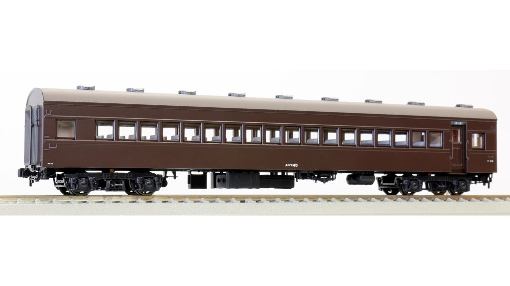 天賞堂 [57064] スハフ43形 ぶどう色2号 (1:80 16.5mm/HOゲージ 動力
