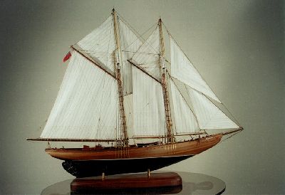 帆船模型完成品 ブルーノーズ(Blue Nose)_2