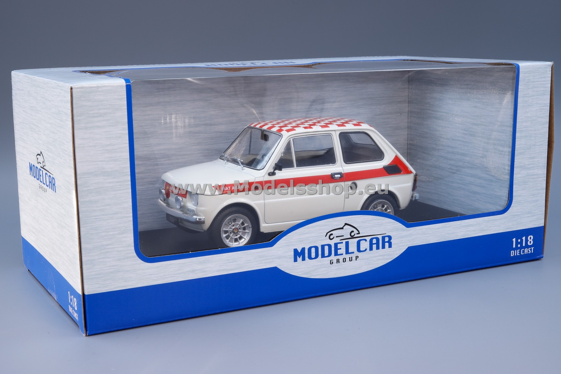 MCG 18325 Fiat 126 Abarth-Look, 1972 /white/