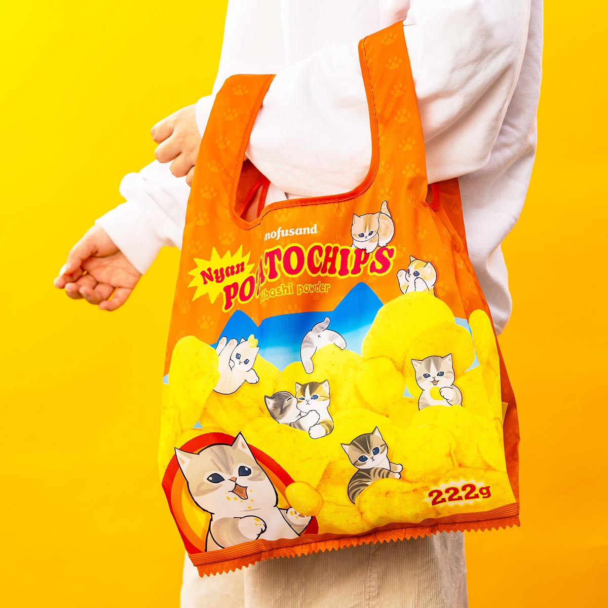 mofusand 自堕落にゃん お夜食の買い出しに便利なポケッタブルエコ