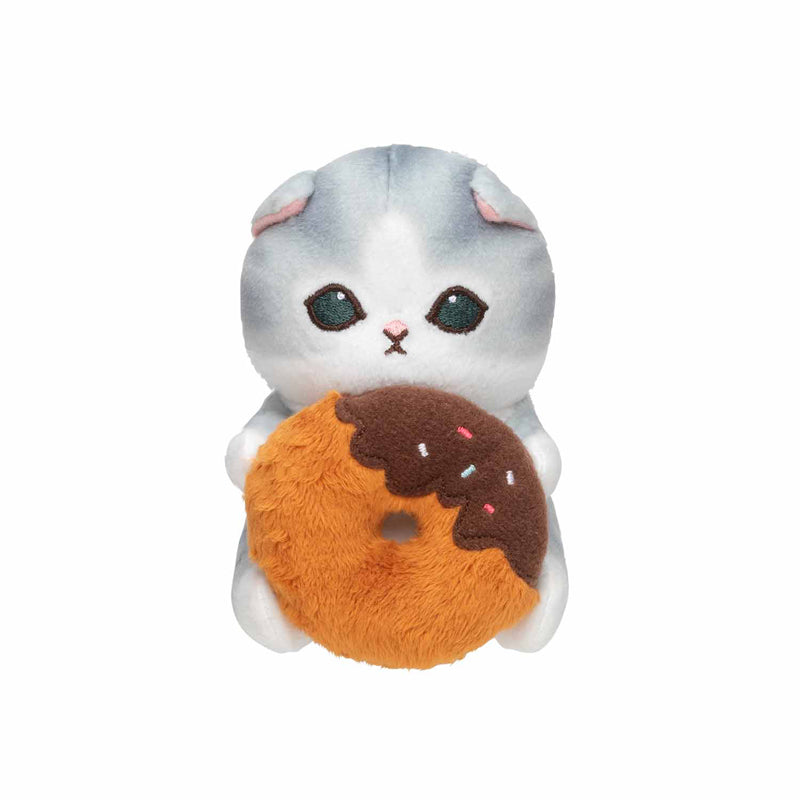 mofusand にゃんこのデスクトップ引っ掛けぬいぐるみ(ドーナツ持ち