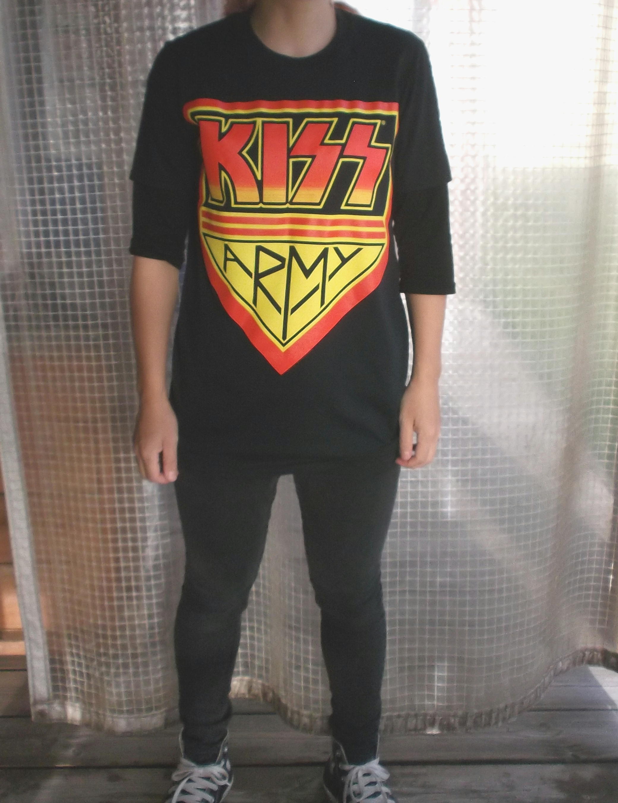 ロックTシャツ,キッス,KISS,Tシャツ,アーミー,ARMY,公式,地獄の軍団