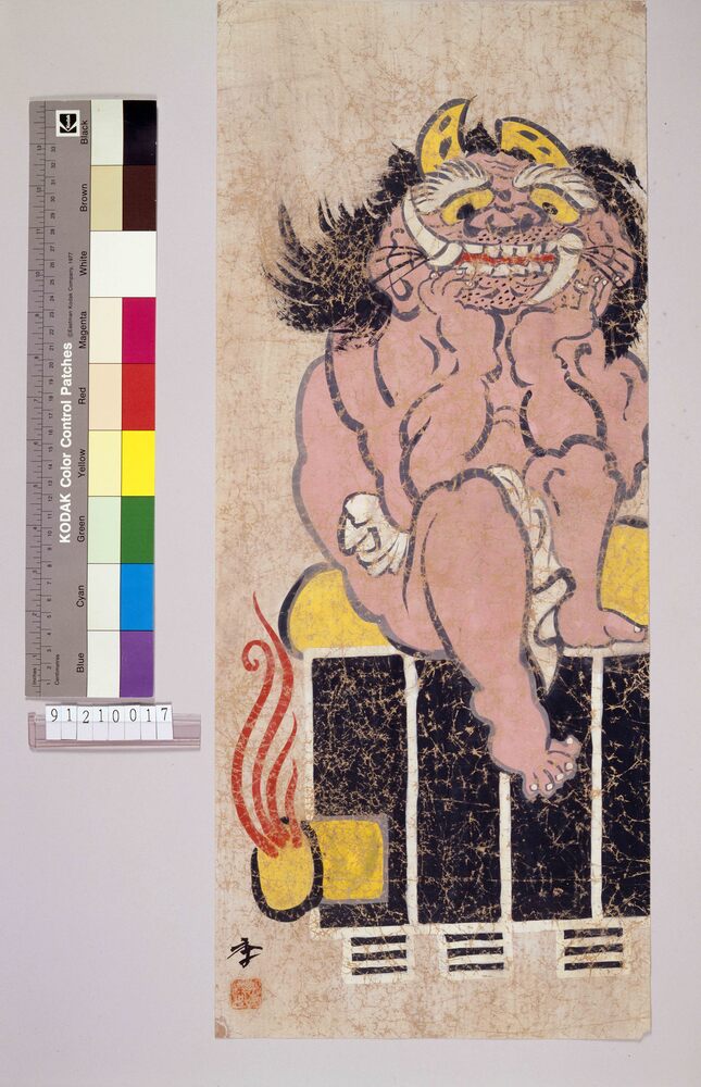 大津絵 鬼の行水 | ToMuCo - Tokyo Museum Collection