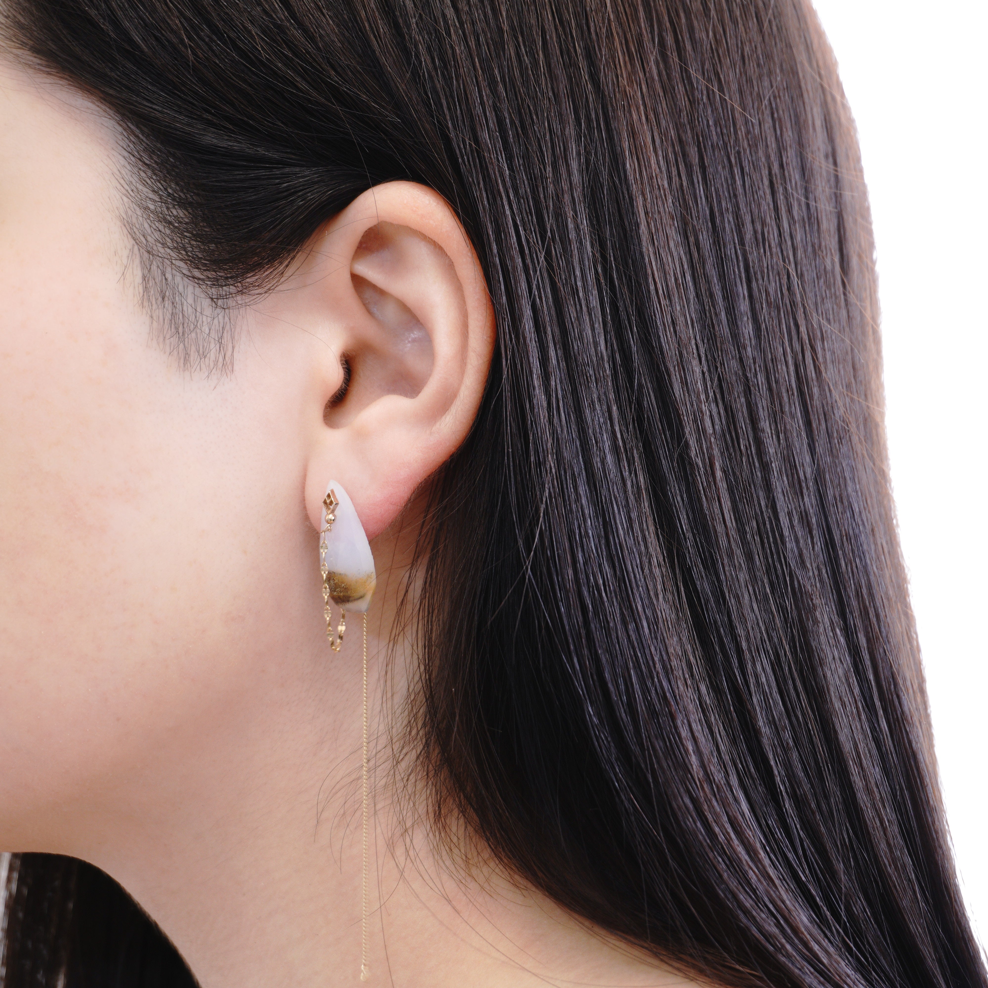 2104 Opal 3way Pierce – MYACALE JEWELRY