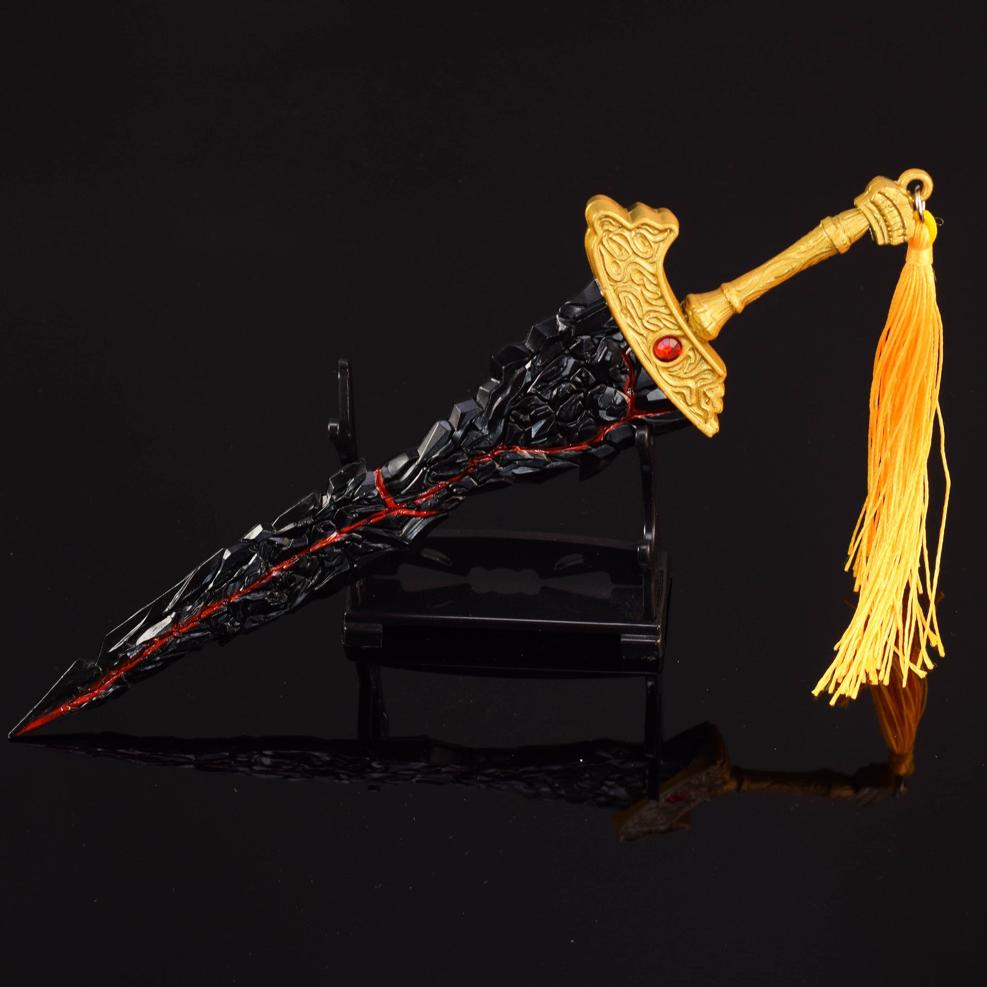 エルデンリング マリケスの黒き剣 22CM 工芸品 武器 工芸品 ミニチュア