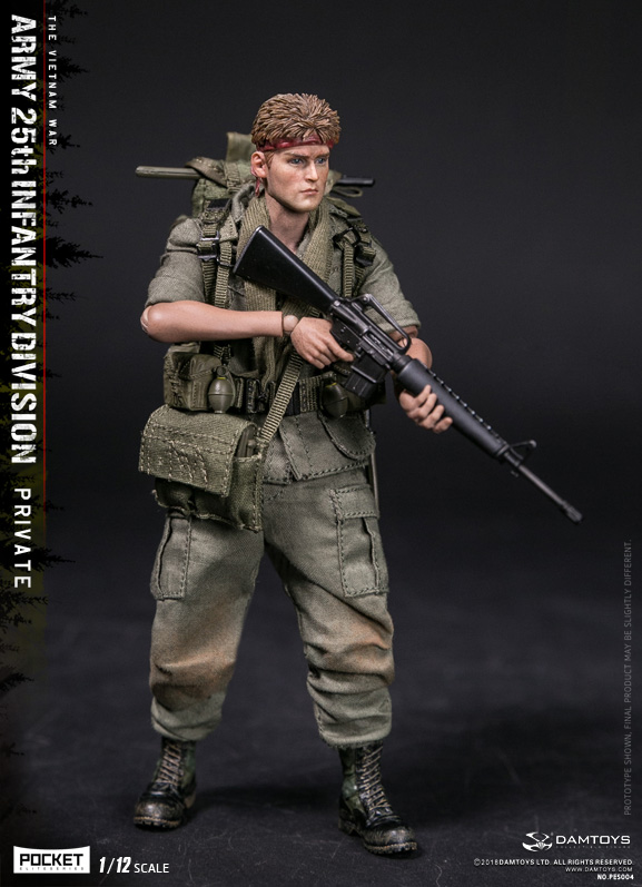 DAMTOYS 1/12 POCKET ELITE SERIES ARMY 25TH INFANTRY DIVISION