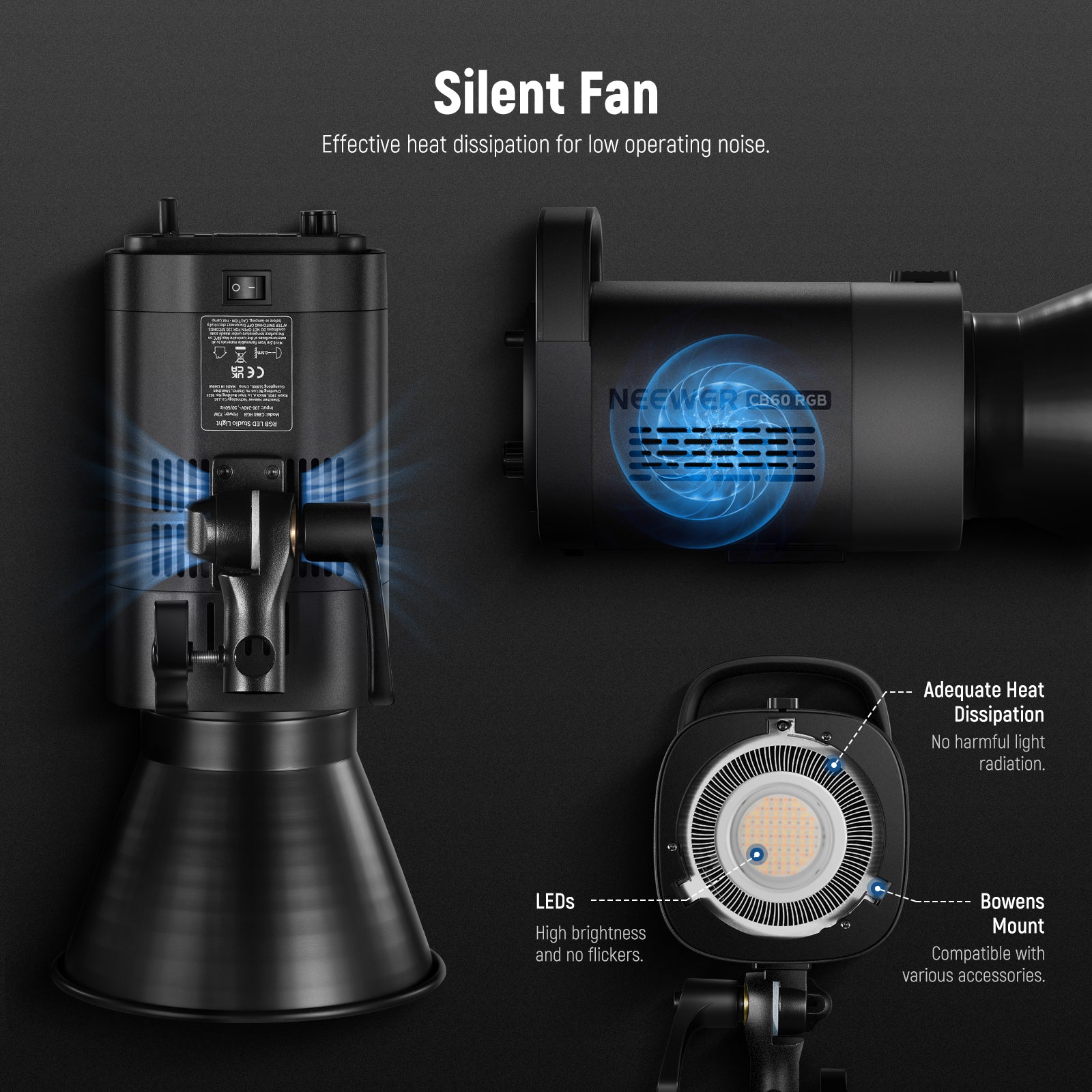 NEEWER CB60 RGB 70W LED Video Light | Constant Light