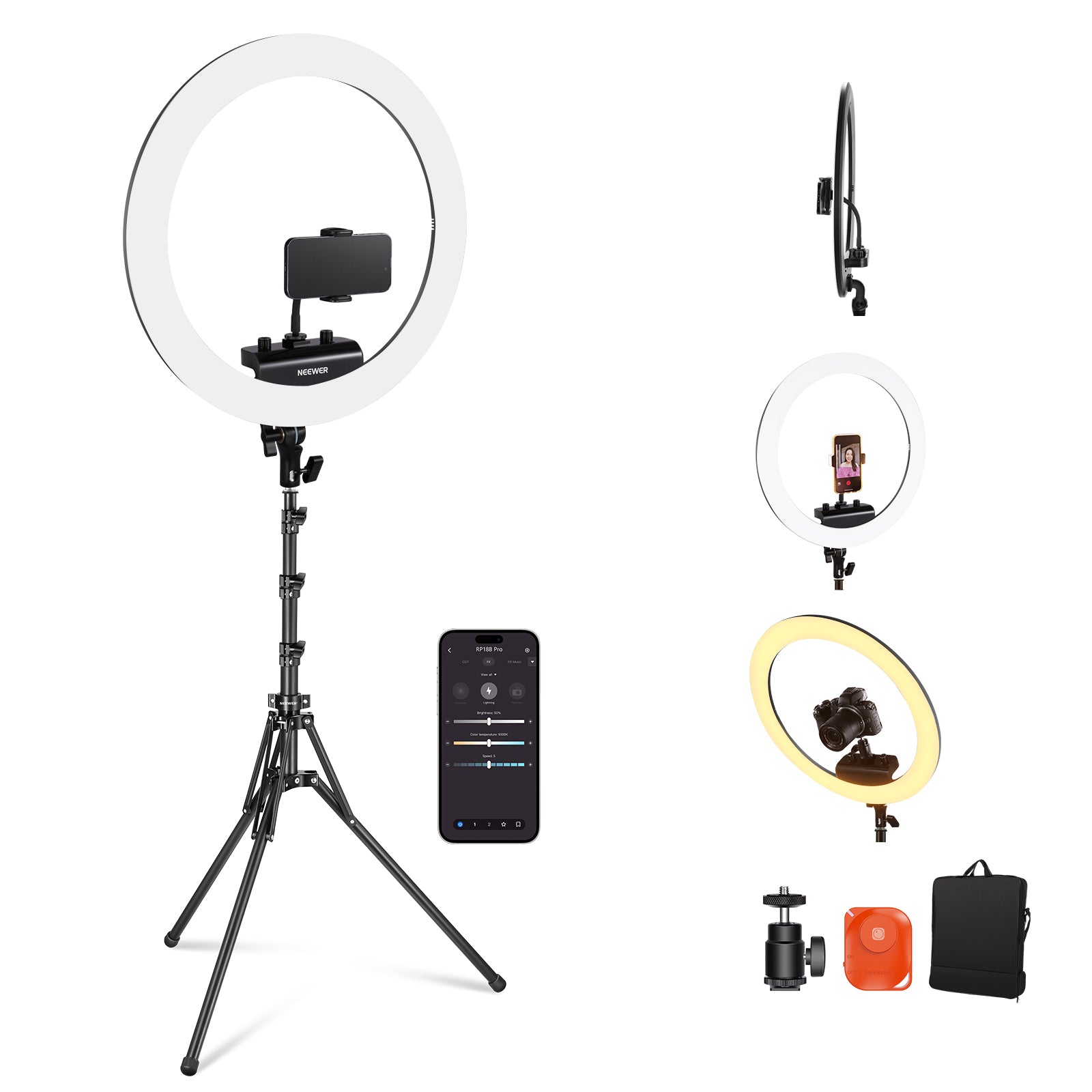 NEEWER RP18B Pro 18インチリングライトキット – NEEWER.JP