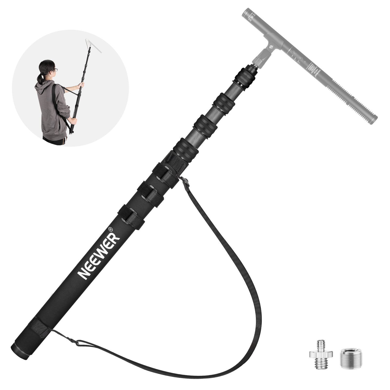 NEEWER 300cm アップグレード版 マイクブームポール – NEEWER.JP