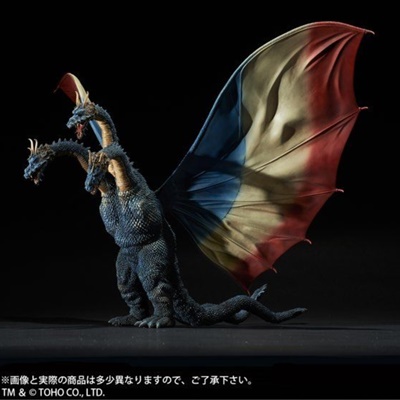 ゴジラ」幻のNGカラー版キングギドラが東宝大怪獣シリーズで立体化