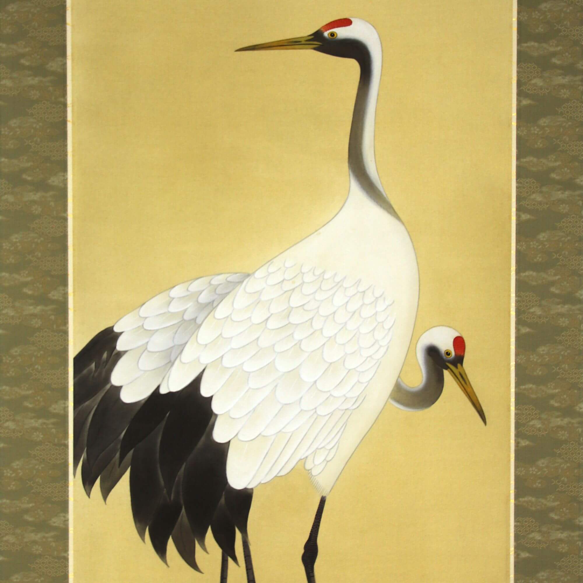 三宅和光 / 双鶴 | 掛軸 - 野村美術