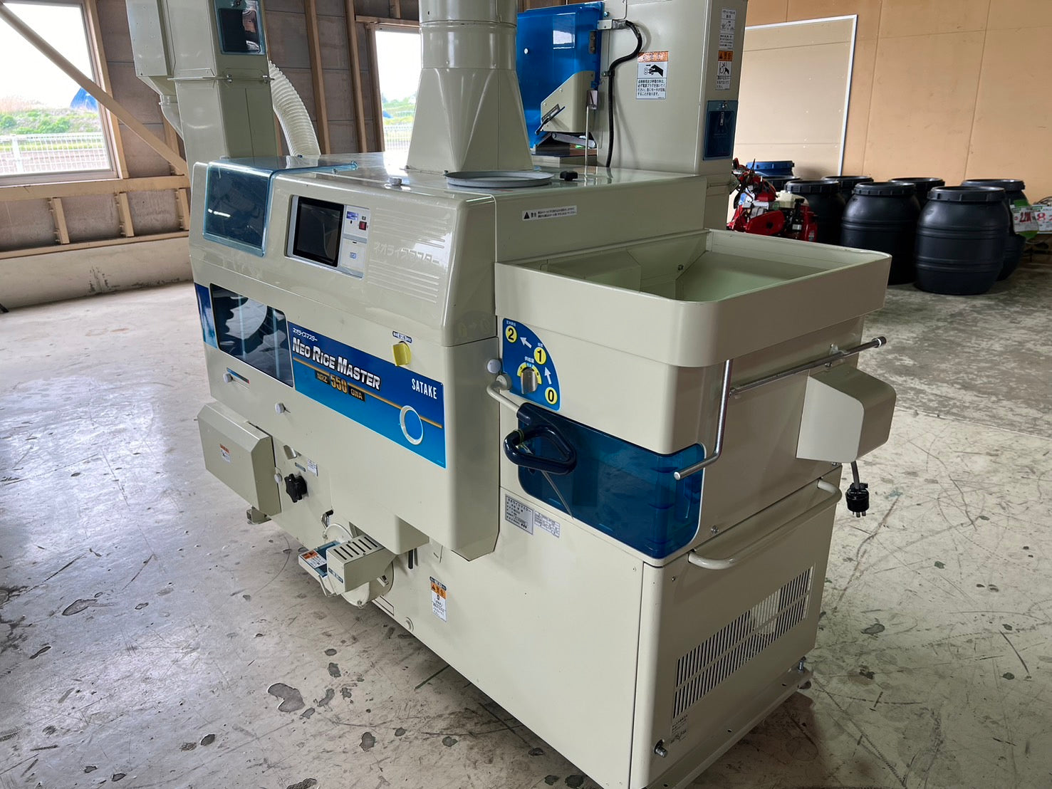 サタケ 中古 籾摺機 【処理能力 : 22〜32俵/時間】＊NRZ550GWA 『山形