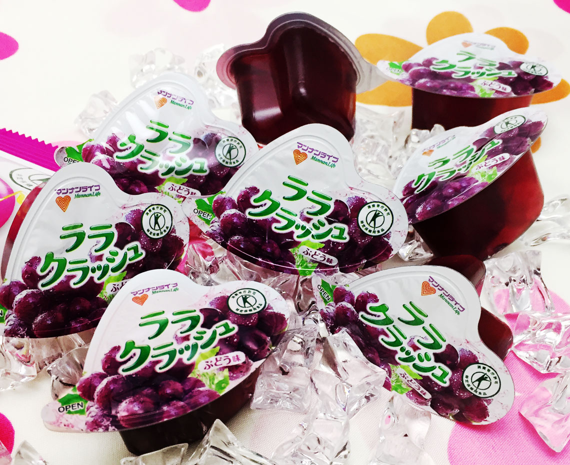 2018ポーションゼリー/蒟蒻畑ララクラッシュぶどう味：みんなの