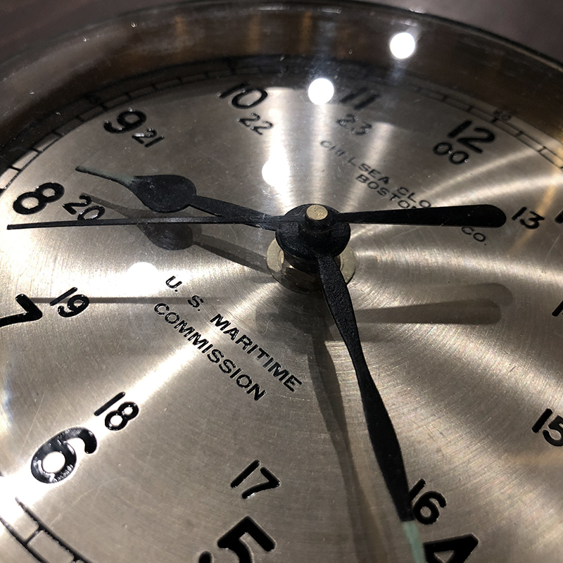 Chelsea Brass US Maritime Commission Ship Clock チェルシー ブラス