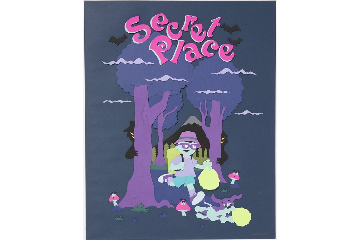 ポップで毒気のある切り絵アーティスト・wackwackの個展が、BOOKMARCに