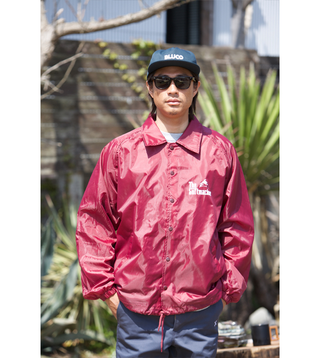 トリプルネームコーチジャケット Angel red - ONEWORLD SURFSHOP 千葉