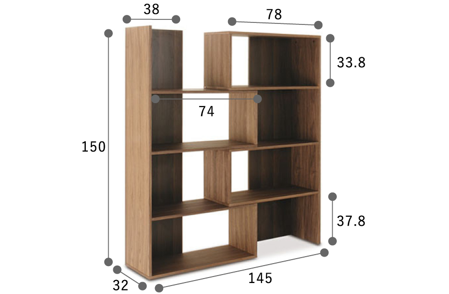 moda en casa(モーダ・エン・カーサ)のflexible bookcase(フレクシブル