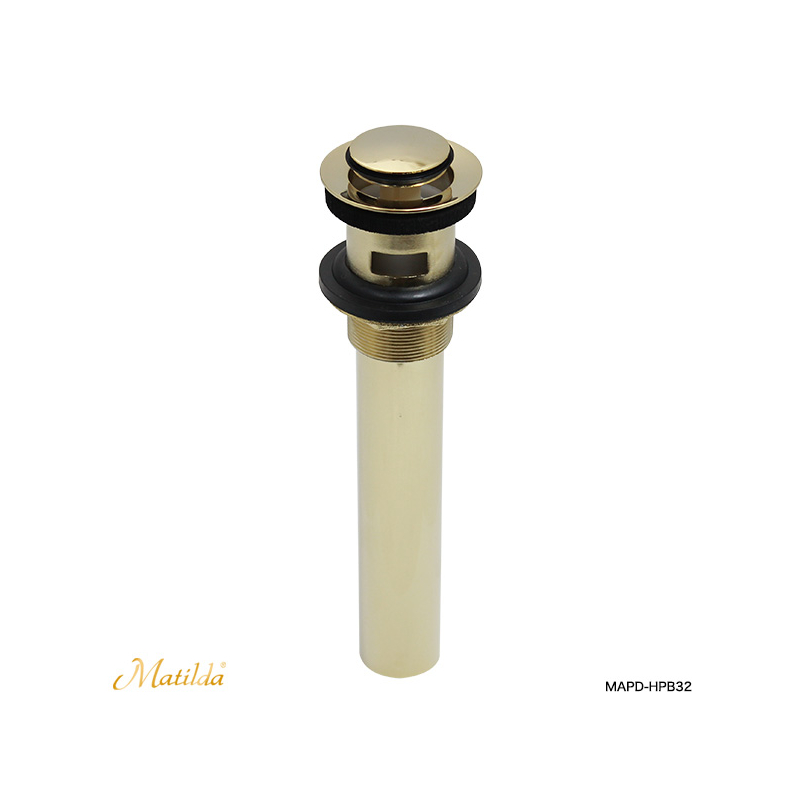 MAPD-HPB32 【マチルダ水栓金具】プッシュ式ドレンユニット32（横穴