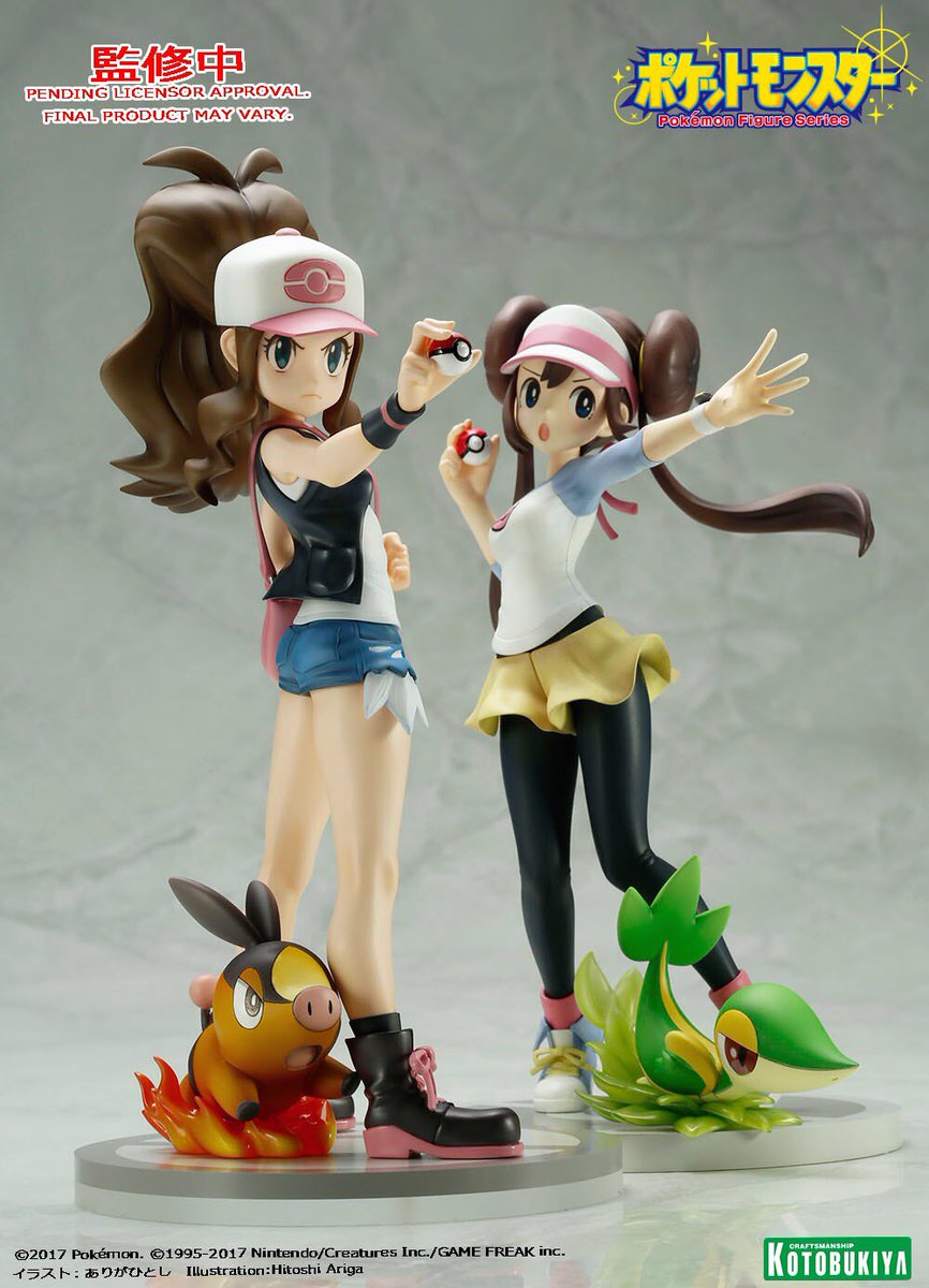 コトブキヤブースにて、「ARTFX J トウコ with ポカブ」の彩色原型を初