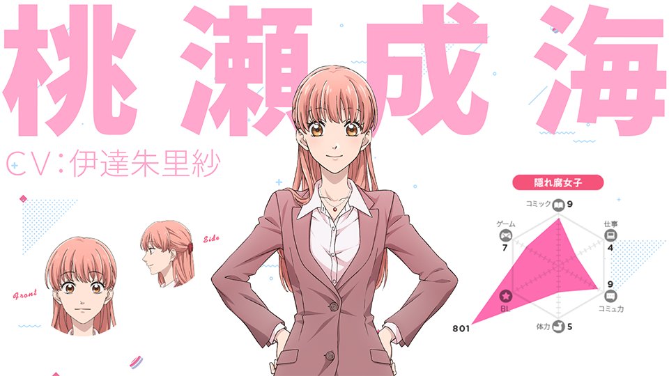 💡キャラクター紹介❤️桃瀬成海（ももせ なるみ／CV：伊達朱里紗